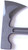 RMJ Tactical Loggerhead tomahawk - shown close up of head out of sheath obverse.  Tungsten Cerakote 80CRV2 plain edge head.  Green rubber handle.  Model T-L15-TU-OD.