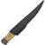 Condor Tool and Knife Angler fixed blade knife - shown in sheath reverse.  420 HC stainless steel plain edge blade.  Wood and cork handle.  Model CTK111-5.
For reference only.