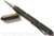 Rick Hinderer Knives Extreme Duty ink pen - shown with cap off.  Battle OD Green aluminum construction.  Model P5802004BOD.