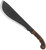Condor Tool and Knife Departure Bolo machete - shown out of sheath reverse.  1075 HC steel plain edge blade.  Wood handle.  Model CTK3955-12.2HC.