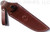 Condor Tool and Knife Mountain Pass Camp fixed blade knife - sheath only shown obverse.  1095 HC steel plain edge blade.  Micarta handle.  Model CTK2835-7HC.