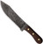 Condor Tool and Knife Hudson Bay fixed blade knife - shown out of sheath reverse.  1075 HC steel plain edge blade.  Wood handle.  Model CTK240-8.5HC.