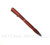 Rick Hinderer Knives Investigator ink pen - shown with cap on.  Spiral matte orange aluminum construction.  Model P58012A4ORA.