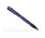 Rick Hinderer Knives Investigator ink pen - shown with cap on.  Spiral matte purple aluminum construction.  Model P58012A4PLA.