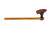 Condor Tool and Knife Valhalla Series Throwing Tomahawk - shown in sheath obverse.  1060 steel plain edge head.  Wood handle.  Model CTK1002-1.4.
