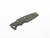 Rick Hinderer Knives Textured G-10 handle scale to fit Eklipse 3.5" - shown obverse.  OD green and black. 
