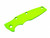 Rick Hinderer Knives Textured G-10 handle scale to fit Eklipse 3.5" - shown obverse.  Neon green. 