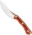 Condor Tool and Knife Sport X.E.R.O. Stinger fixed blade knife - shown out of sheath reverse.  14C28N stainless steel plain edge blade.  Brown Micarta handle.  Model CTK2845-4.3SK.