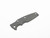 Rick Hinderer Knives Textured G-10 handle scale to fit Eklipse 3.5" - shown obverse.  Grey and black. 