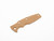 Rick Hinderer Knives Textured G-10 handle scale to fit Eklipse 3.5" - shown obverse.  Coyote. 
