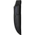 Spyderco Bow River Blue Ridge Knives Exclusive fixed blade knife - sheath only obverse shown.  Black 8Cr13MoV stainless steel plain edge blade.  OD Green - Tan G-10 handle.  Model FB46GPODBK.