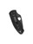 Spyderco Ambitious folding knife with thumb hole - shown closed pocket clip side.  Black 8Cr13MoV stainless steel serrated edge blade.  Black FRN handle.  Model C148SBBK.
For reference only.