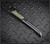 RMJ Tactical Stabby Guy multitool - shown out of sheath reverse.  Black Elite Cerakote textured CPM-3V steel construction with Dirty Olive G-10.