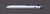 Tactile Turn Seasonal Release Nexus Side Click ink pen - shown retracted.  Nexus themed titanium construction.  Mini length.
For reference only.