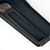 Tactile Knife Co Seasonal Release Stealth folding knife with thumb stud - shown close up of pocket clip.  Black MagnaCut stainless steel plain edge blade.  Stealth themed titanium handle.