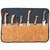 Condor Tool and Knife Carry Roll for machetes - shown unrolled.  Black canvas construction.  Model CTK-CCMR.