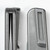 Tactile Knife Co Rockwall folding knife with thumb stud - shown closed close up of blade time and close up of pocket clip.  Stonewash 20CV stainless steel plain edge blade.  Titanium handle.