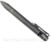 Chaves Knives Smooth ink pen - shown closed.  Stonewash titanium construction.  Model PEN/BA/SSWTI.