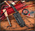 RMJ Tactical Sparrow fixed blade knife - shown in sheath reverse.  Tungsten Cerakote MagnaCut stainless steel plain edge blade.  Black G-10 handle.  Model K-SP-MC-TU-BK.
