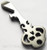 Chaves Knives Key pry bar multitool - obverse shown.  Crosshatch Silver Natural titanium construction.  Model KEY/TL/NTI/CH.