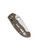 Spyderco Manix 2 XL folding knife with thumb hole - shown closed pocket clip side.  Satin Cru-Wear steel plain edge blade. Brown Micarta handle.  Model C95MPCW2.