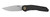 Zero Tolerance 0545 folding knife with flipper tap - open - logo side.  Satin 3.2" MagnaCut stainless steel plain edge blade.  Black carbon fiber handle with a titanium lock side.  Model 0545.