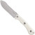 Condor Tool and Knife Sport X.E.R.O. Risk fixed blade knife - shown out of sheath reverse.  14C28N stainless steel plain edge blade.  White Micarta handle.  Model CTK2858-4.20SK.