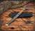 RMJ Tactical Stabby Guy multitool - shown out of sheath obverse.  Tungsten Cerakote 3V steel.  Hyena Brown G-10 handle.  Model K-SG-TU-HB.