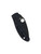 Spyderco Manix 2 Salt folding knife with thumb hole - shown closed pocket clip side.  Black MagnaCut stainless steel plain edge blade.  Black G-10 handle.  Model C101GMCBKP2.