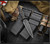 RMJ Tactical Raider Dagger - Unsheathed - CPM 3V stamped side.  Graphite Black Cerakote 3V steel plain edge blade.  Black G-10 handle scales.  Model K-RDP-GB-BK.