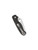 Spyderco ButtonUp folding knife with thumb hole - shown closed pocket clip side.  Satin 8Cr13MoV stainless steel combo edge blade.  Black carbon fiber and G-10 laminate handle.  Model C275CFPS.