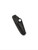 Spyderco ButtonUp folding knife with thumb hole - shown closed pocket clip side.  Black 8Cr13MoV stainless steel plain edge blade.  Black carbon fiber and G-10 laminate handle.  Model C275CFPBK.