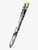 Tactile Turn Bolt Action ink pen - Seasonal Release Abstract w/yellow back piece accent.  Overall length is 5.6" and features titanium construction with an Abstract themed Cerakote finish.  Model 10-BA1-SEA-ABY.