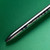 Tactile Turn Bolt Action ink pen - Seasonal Release Roswell edition.  Close up of pen barrel.  Overall length is 5.1" and features titanium construction with an UFO themed finish.  Model 10-BA2-SEA-ROS.
