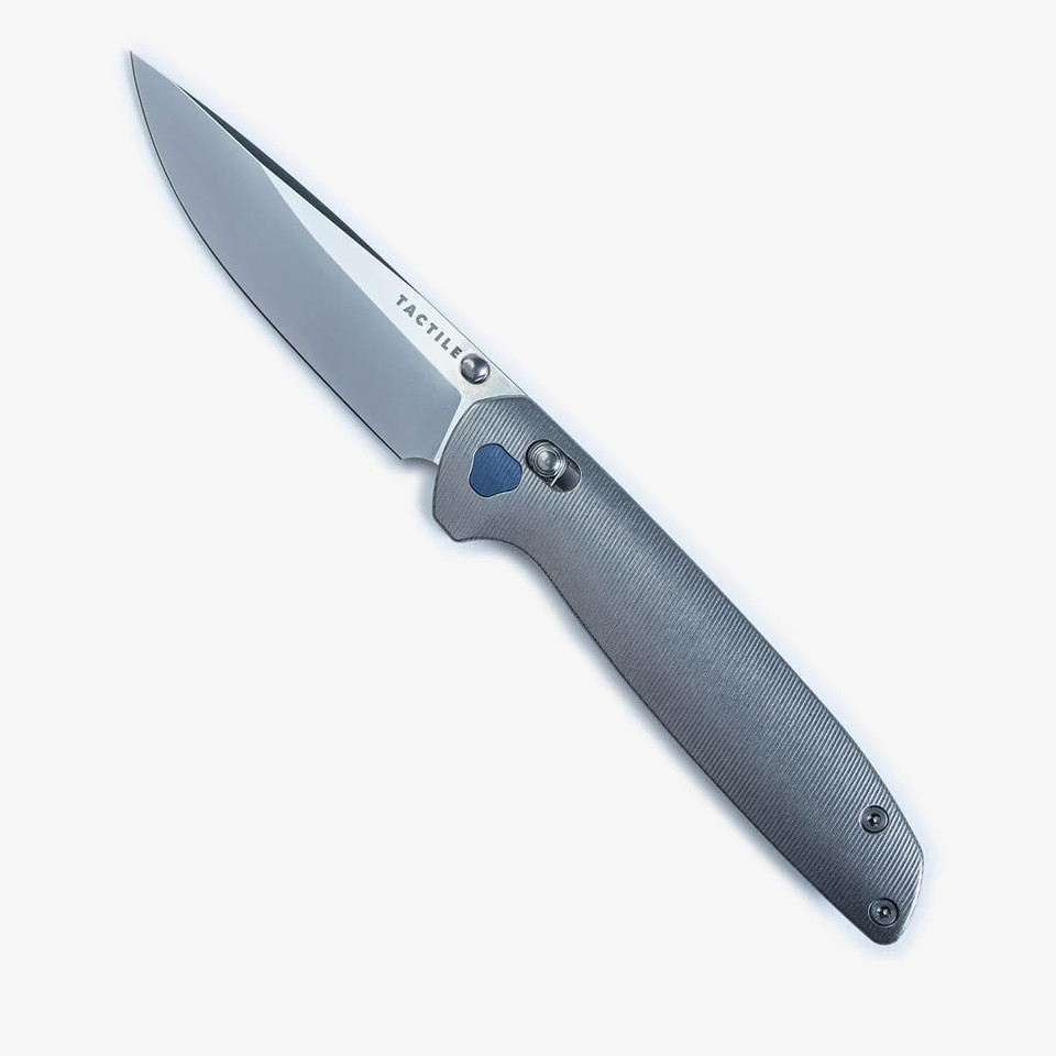 Tactile Knife Co Maverick Knife Thumbstud Titanium National Knives, LLC
