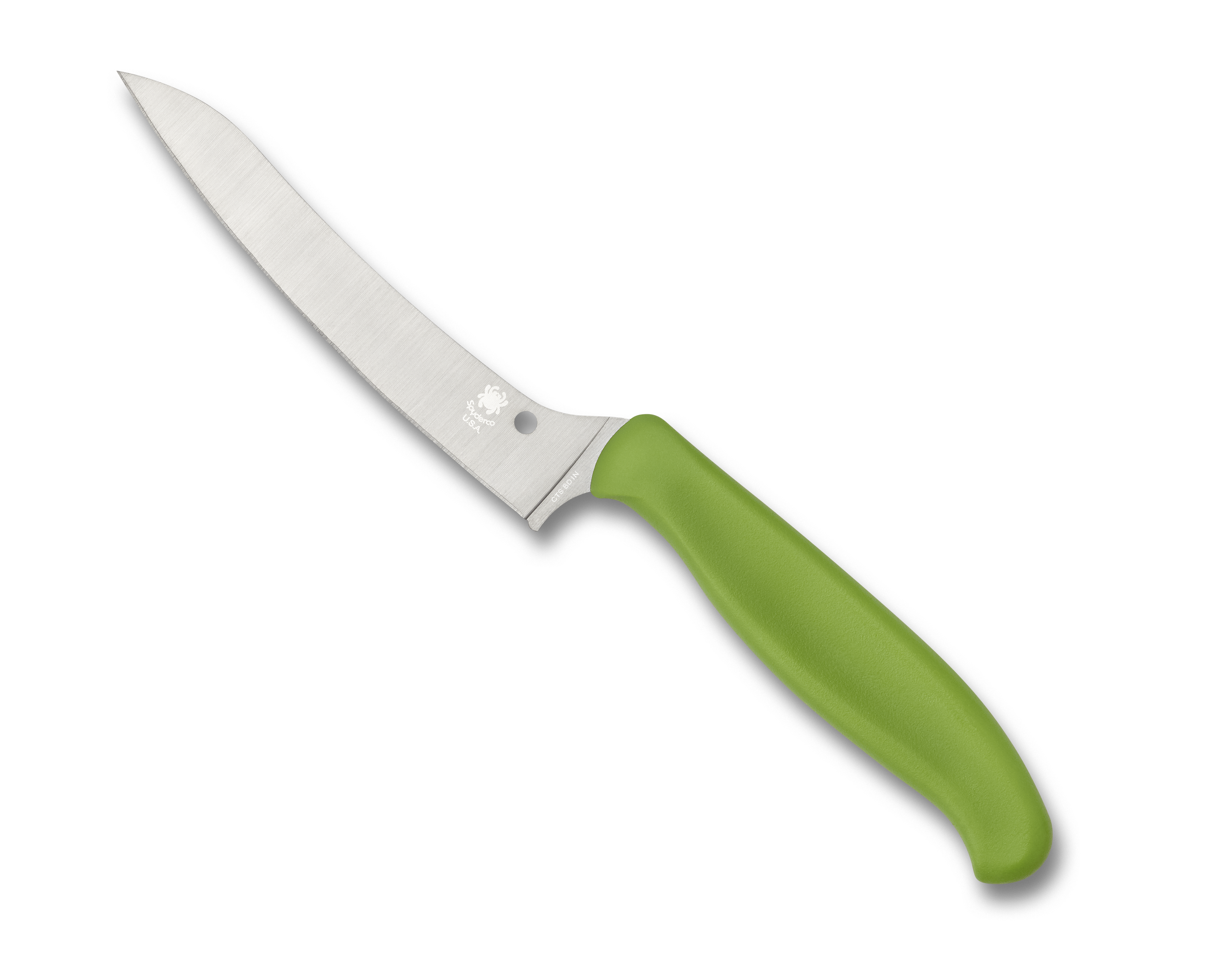 podning Ved lov Forbindelse Spyderco Pointed Z-Cut K14PGN Kitchen Knife | National Knives, LLC