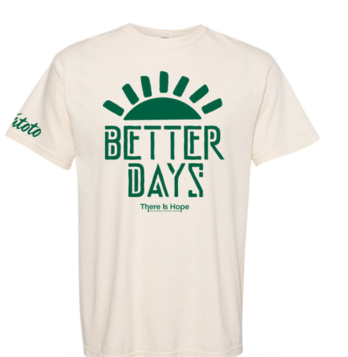 Cream Better Days T-Shirt
