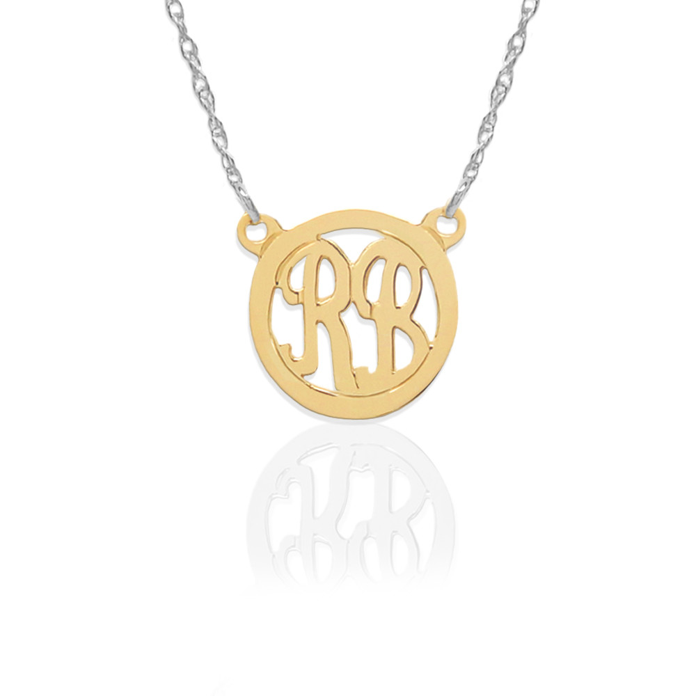 Buy Two Initial Necklace Online In India - Etsy India