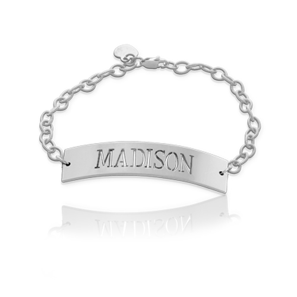 18ct Gold Plated Name Bracelet for Teenagers  MyNameNecklace IN