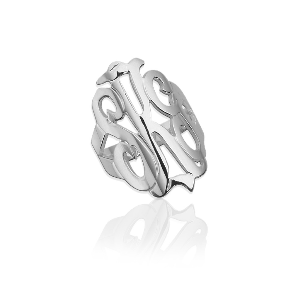 monogram ring