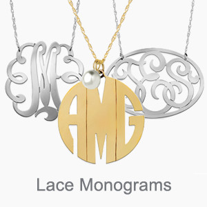 Lace Monograms Products - Jane Basch Designs