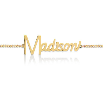 JBD349 Neoclassic Name Bracelet