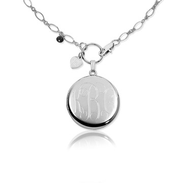 .925 Sterling Silver with Script Lettering