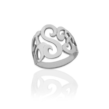 Lucky Signet Monogram Ring