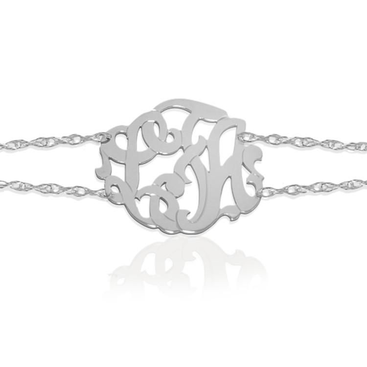 Jane Basch i Love You 925 Silver Link Bracelet 