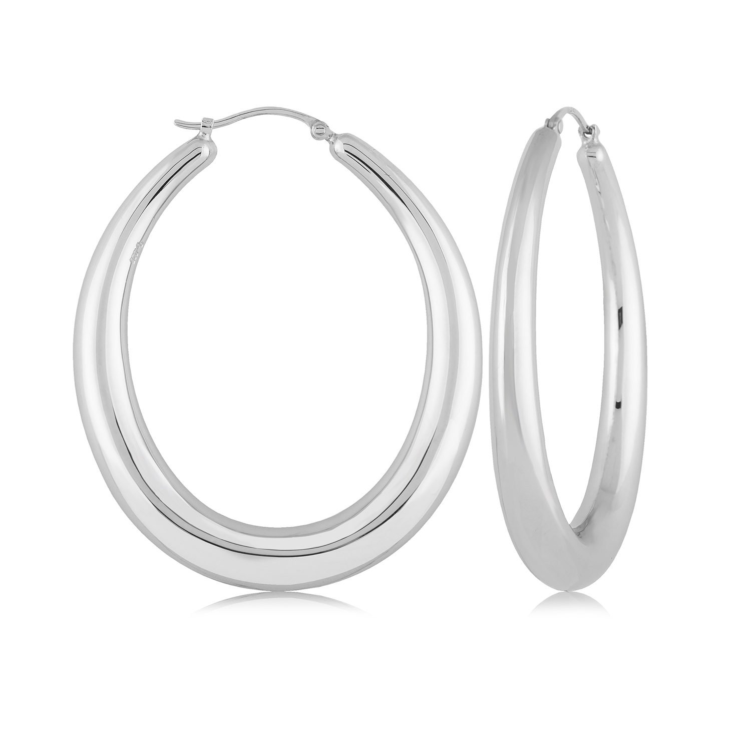 ピアス TATIANA (Silver 925) Opulent Oval earring 5BSH087 MUSINSA | TATIANA (Silver 925) Oval Hoop Earrings EC3003 (S)