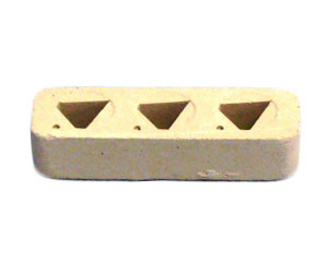 Orton 3 Hole Cone Plaque (Large) Orton 3 Hole Cone Plaque (Large)