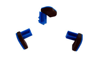 Blue Wide Sliders with Molded Pad For Giffin Grip  (Set of 3) Blue Wide Sliders with Molded Pad For Giffin Grip  (Set of 3)