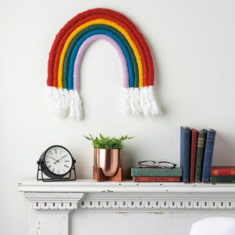 Big Boho Rainbow Felt Wall Decor