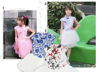 Traditional Chinese Costume Tutu Dress